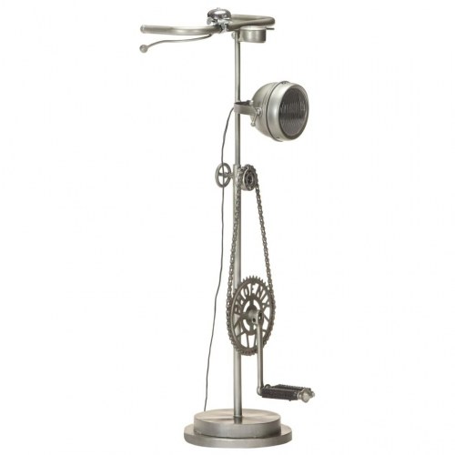 Gulvlampe i cykeldesign jern