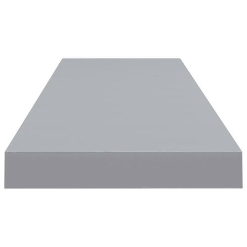 Væghylde 90x23,5x3,8 cm MDF grå