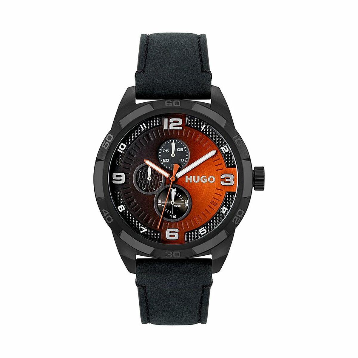 Hugo Boss unisex armbåndsur 1530275 - Ø 45 mm, læderrem