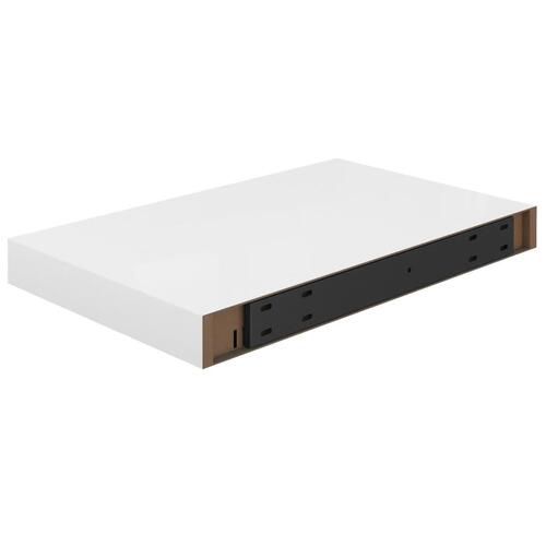 Væghylder 4 stk. 40x23x3,8 cm MDF hvid højglans