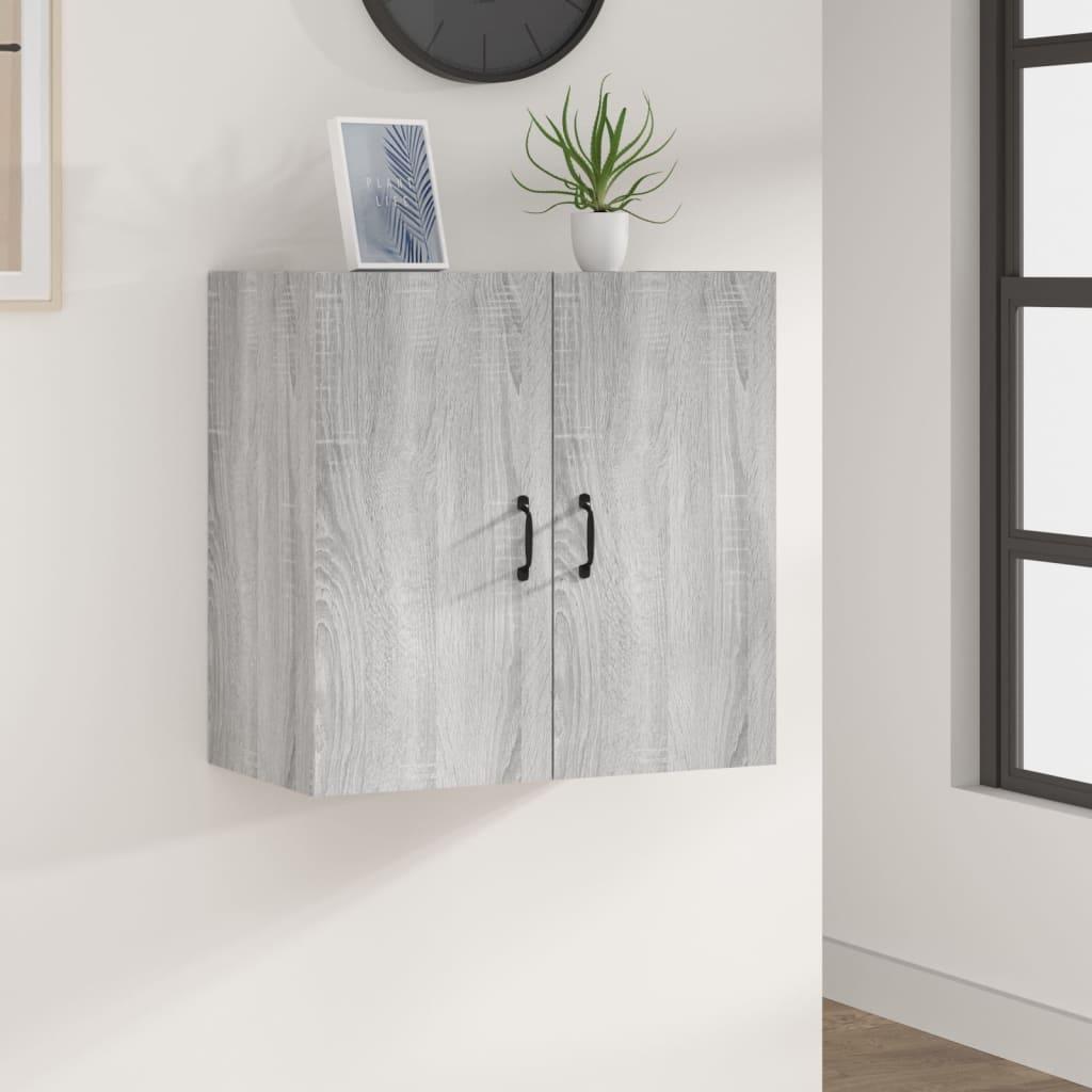 Vægskab 60x31x60 cm konstrueret træ grå sonoma-eg
