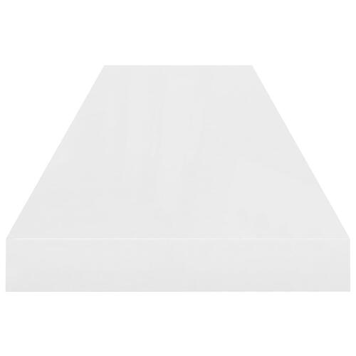 Væghylder 4 stk. 90x23,5x3,8 cm MDF hvid højglans
