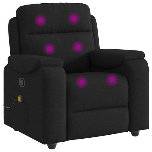 Massagestol stof sort
