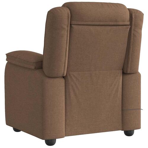 Massagestol stof brun