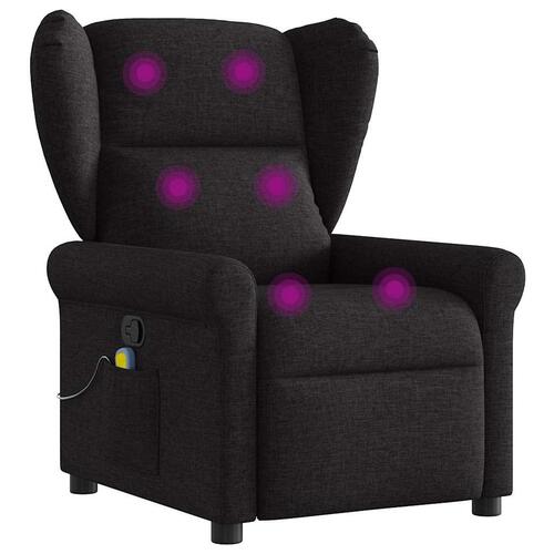 Massagestol stof sort