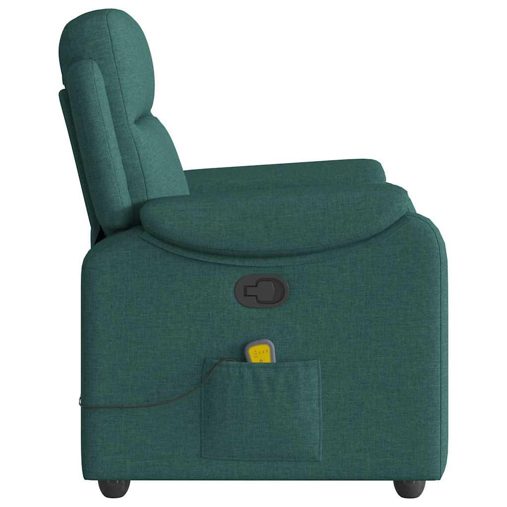 Massagestol stof mørkegrøn