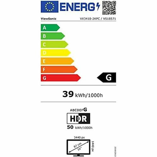 Skærm ViewSonic VX3418-2KPC LED