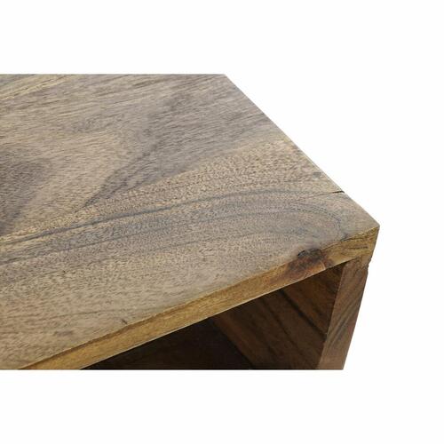 Skrivebord DKD Home Decor 115 x 55 x 76 cm Natur Sort Metal