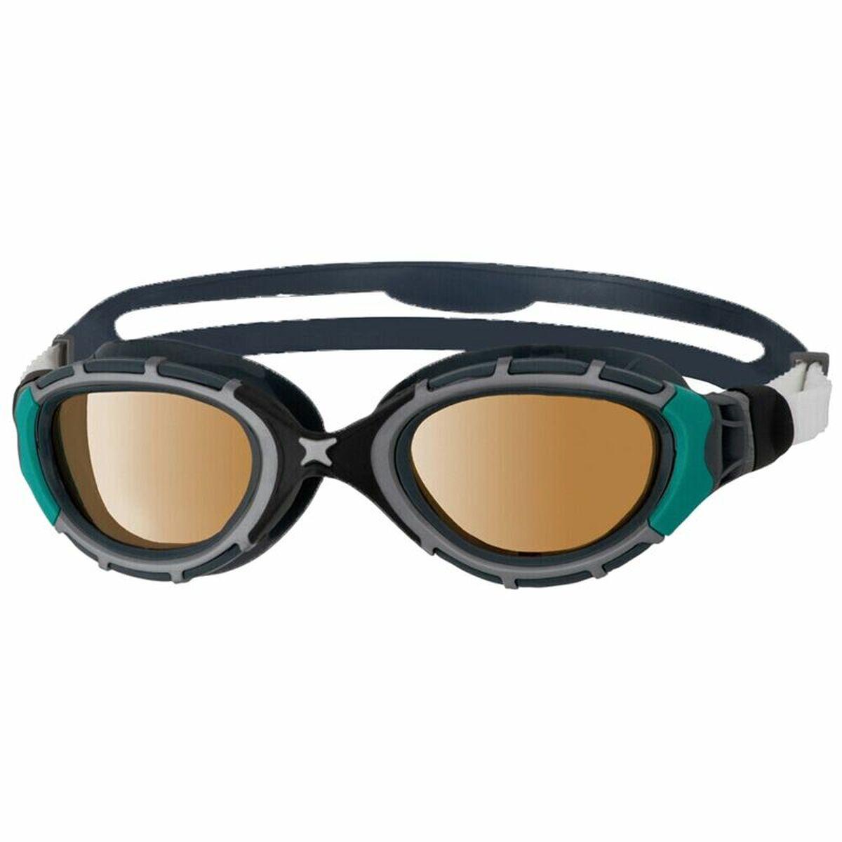 Zoggs Predator Flex Polarized svømmebriller til børn - sort, Small