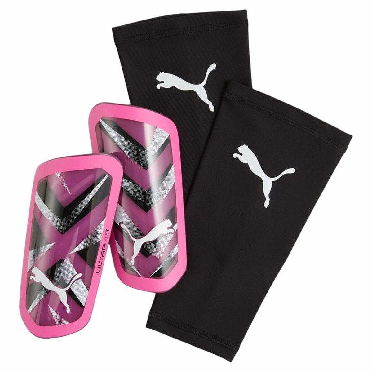 Puma ULTRA Flex Sleeve benskinner - Poison Rosa/Mørk pink (L)