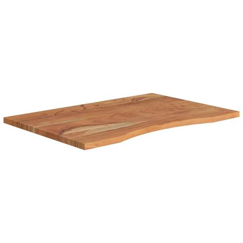 Skrivebordsplade 90x60x2,5 cm rektangulær massivt akacietræ