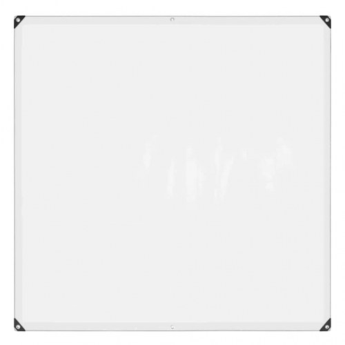 Klar presenning med øjer 2x2 m polyethylen