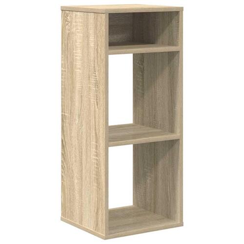 Bogreol 34x31x80 cm konstrueret træ sonoma-eg