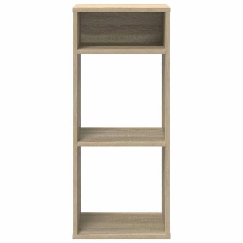 Bogreol 34x31x80 cm konstrueret træ sonoma-eg