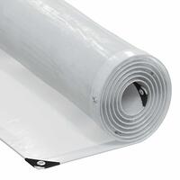 Klar presenning med øjer 8x10 m polyethylen