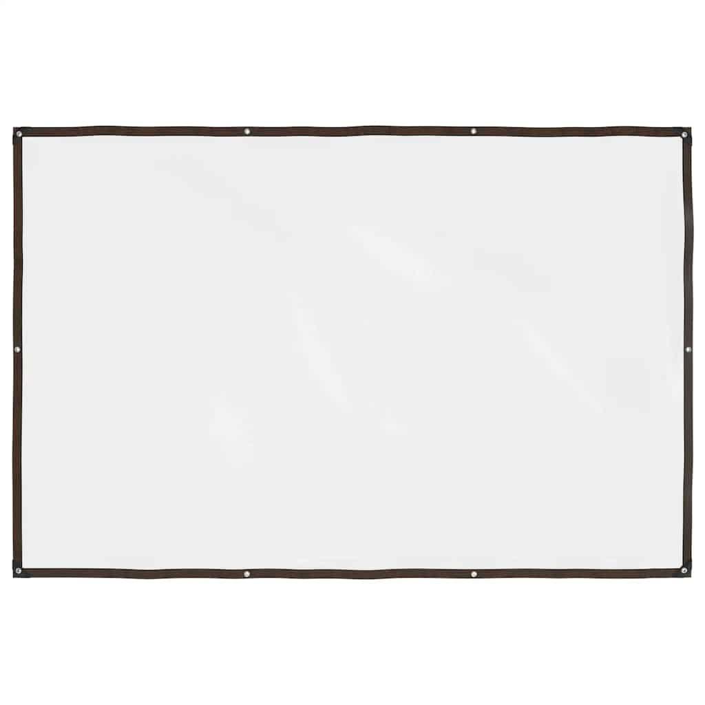 Klar presenning med øjer 2x3 m polyethylen