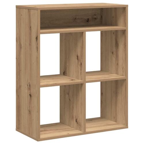 Bogskab 66x31x80 cm konstrueret træ kunsteg