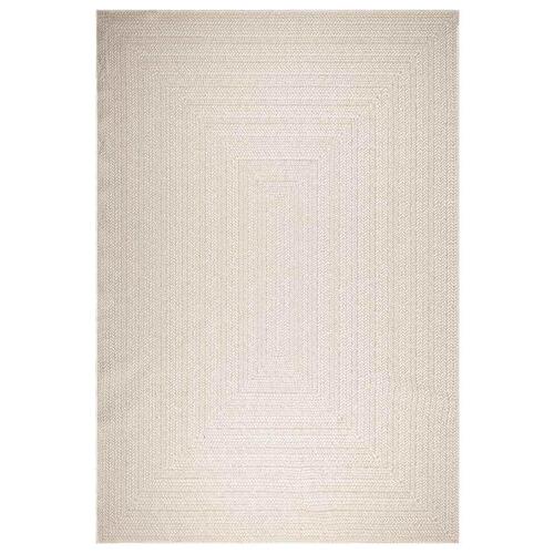 Gulvtæppe ZIZUR 240x340 cm jute-look indendørs og udendørs
