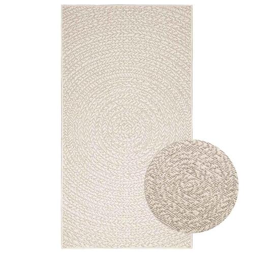 Gulvtæppe ZIZUR 80x150 cm jute-look indendørs og udendørs