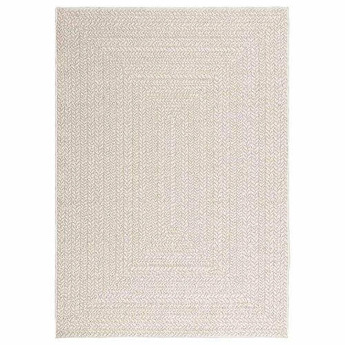 Gulvtæppe ZIZUR 120x170 cm jute-look indendørs og udendørs