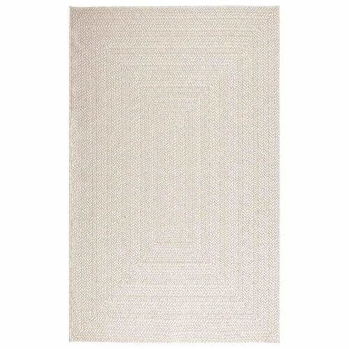 Gulvtæppe ZIZUR 160x230 cm jute-look indendørs og udendørs
