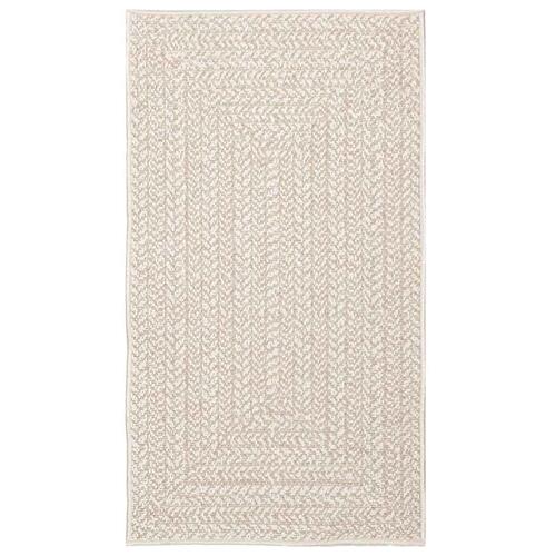 Gulvtæppe ZIZUR 60x110 cm jute-look indendørs og udendørs