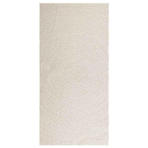 Gulvtæppe ZIZUR 100x200cm jute-look indendørs og udendørs