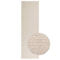 Gulvtæppe ZIZUR 80x250 cm jute-look indendørs og udendørs