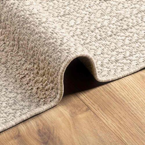 Gulvtæppe ZIZUR 80x250 cm jute-look indendørs og udendørs