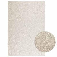 Gulvtæppe ZIZUR 120x170 cm jute-look indendørs og udendørs