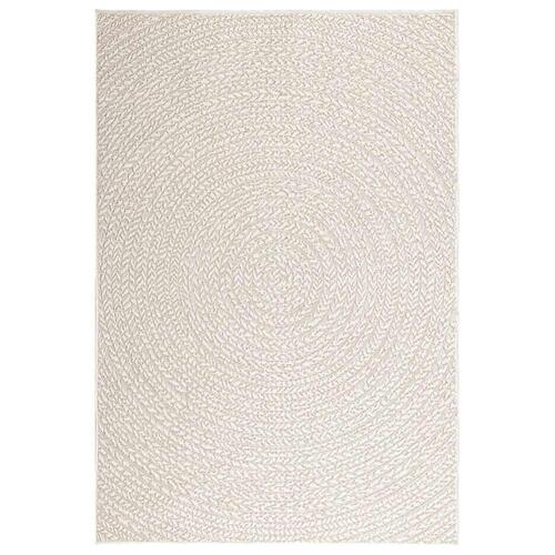 Gulvtæppe ZIZUR 120x170 cm jute-look indendørs og udendørs