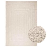 Gulvtæppe ZIZUR 200x290 cm jute-look indendørs og udendørs