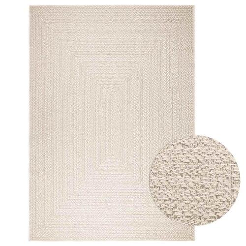 Gulvtæppe ZIZUR 200x290 cm jute-look indendørs og udendørs
