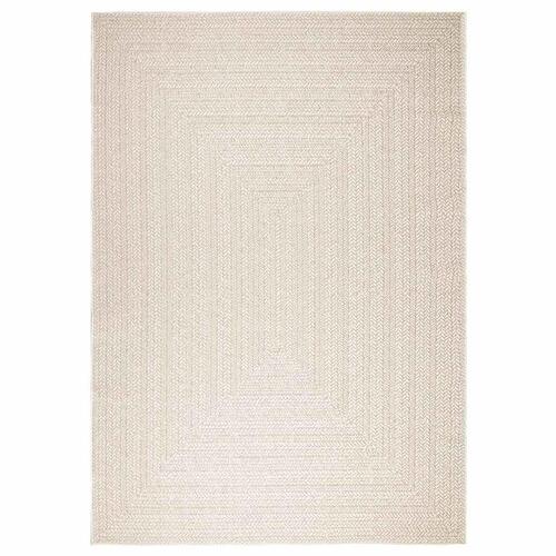 Gulvtæppe ZIZUR 200x290 cm jute-look indendørs og udendørs