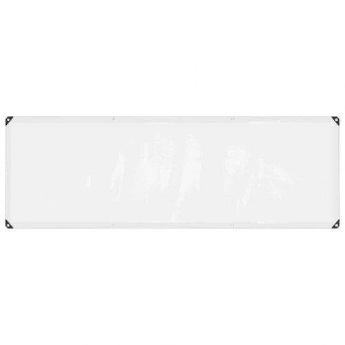 Klar presenning med øjer 1x3 m polyethylen