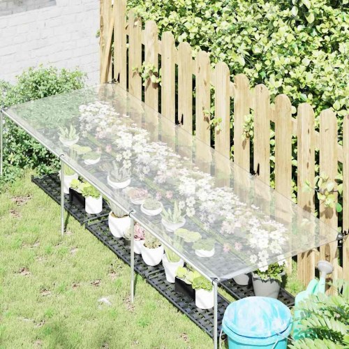 Klar presenning med øjer 1x3 m polyethylen