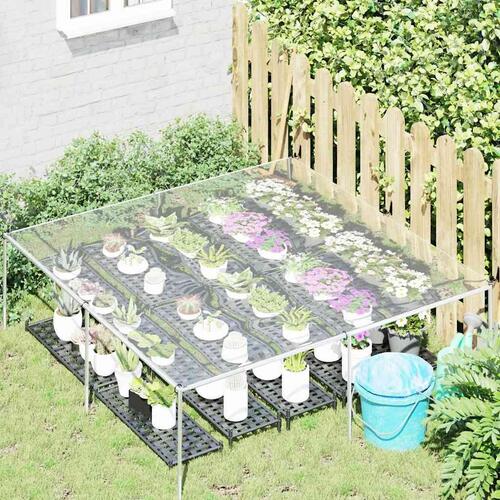 Klar presenning med øjer 2x2 m PVC