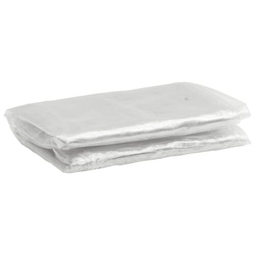 Klar presenning med øjer 2x2 m PVC