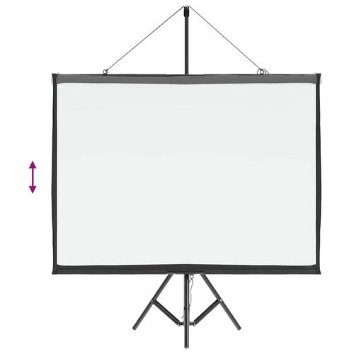 Projektorlærred med trefod 50" 4:3