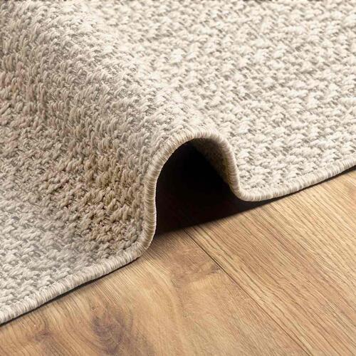 Gulvtæppe ZIZUR 100x200 cm jute-look indendørs og udendørs