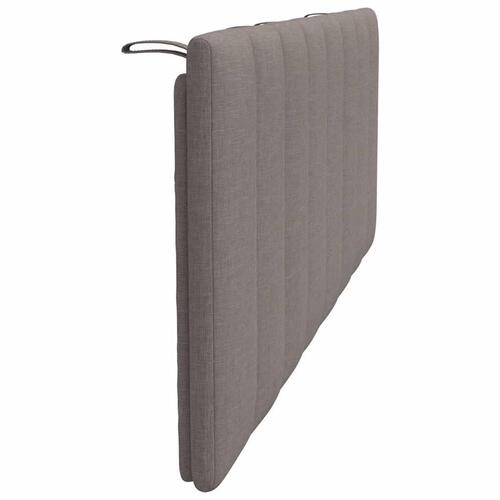 Gavlpude 140 cm stof gråbrun