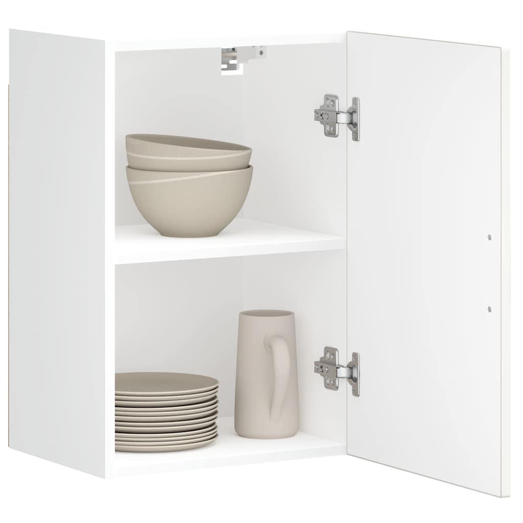 Køkkenvægskab Porto konstrueret træ hvid højglans