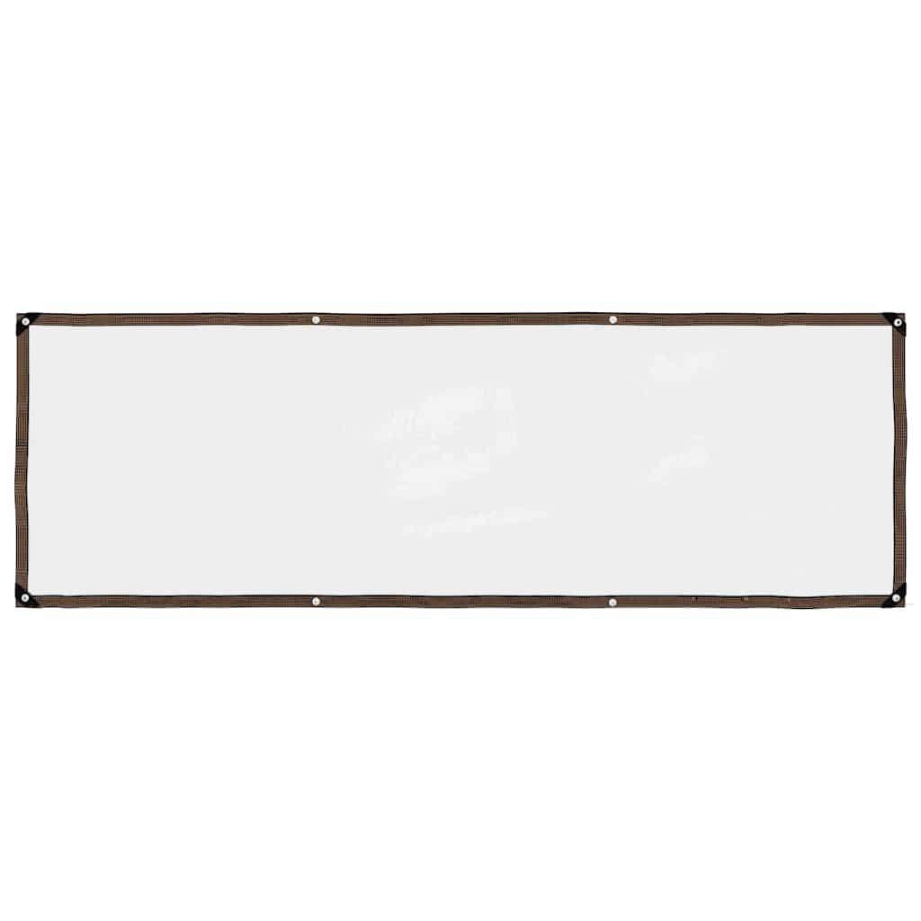 Klar presenning med øjer 1x3 m polyethylen