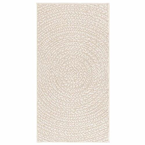 Gulvtæppe ZIZUR 60x110 cm jute-look indendørs og udendørs
