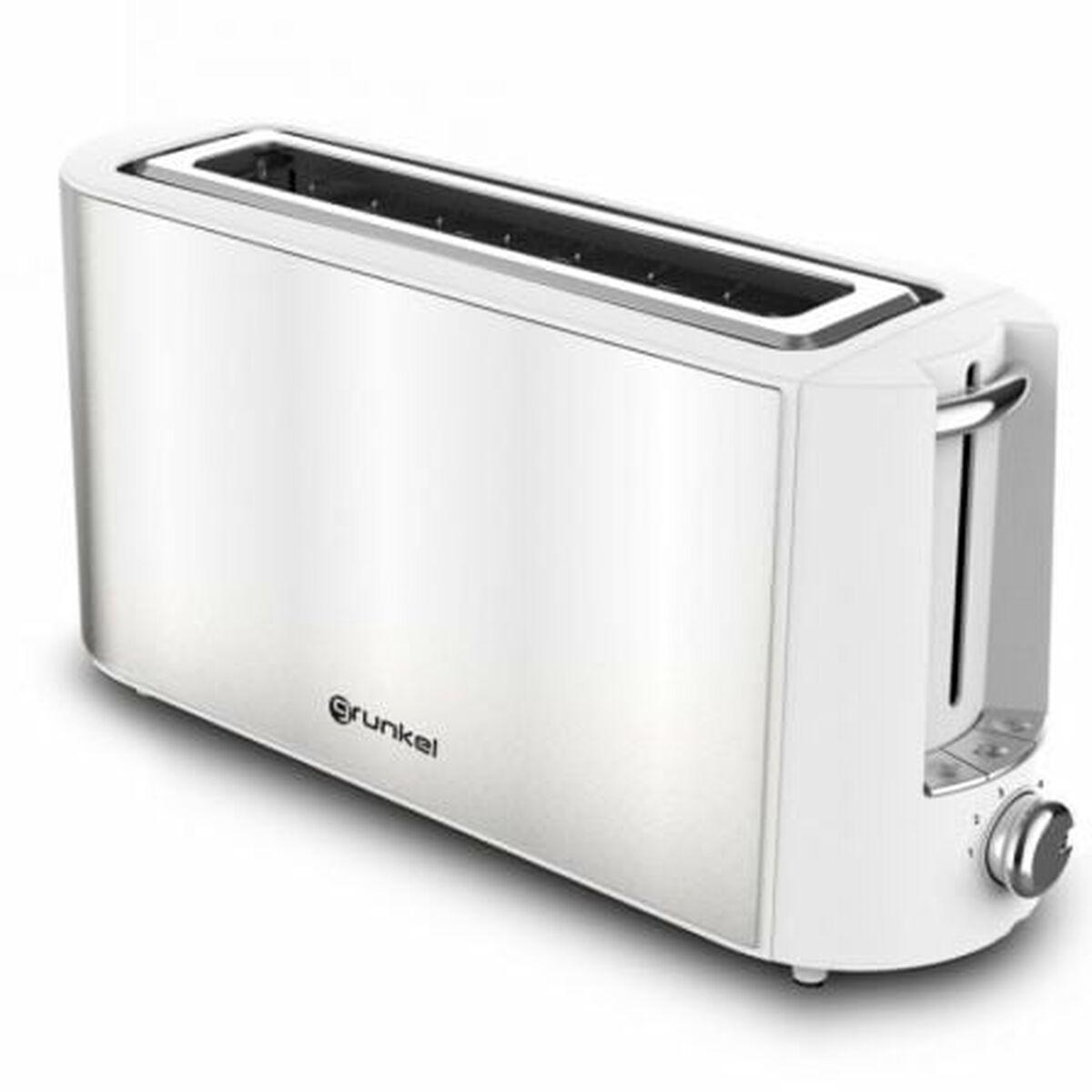 Grunkel TS-MAXISTEEL brødrister 1000 W - hvid