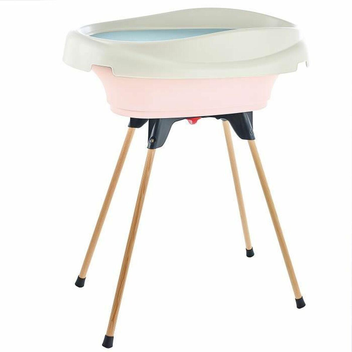 Changer 2-in-1 badekar til puslebord - Pink