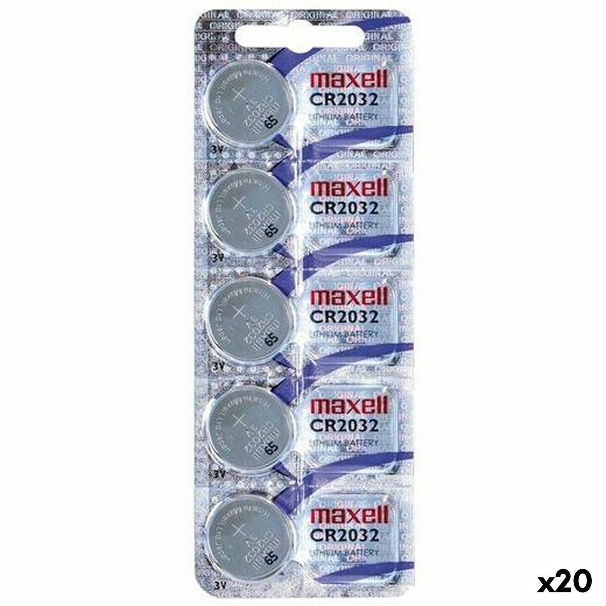 Maxell CR2032 lithium knapcellebatterier 3V - 20 stk.