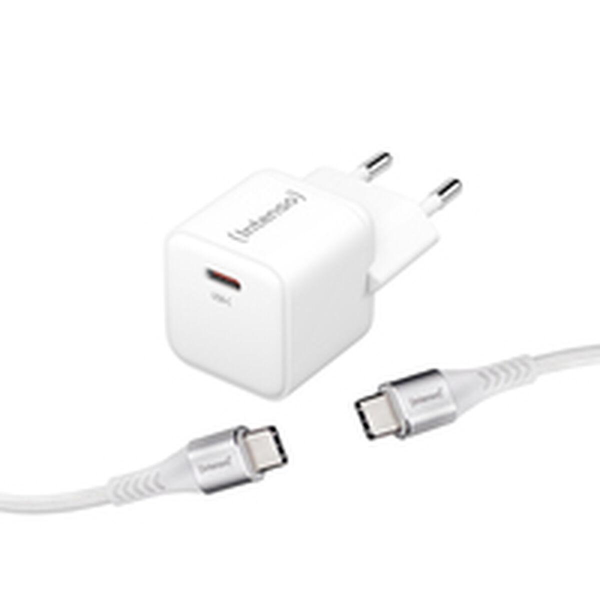Vægoplader USB‑C INTENSO W30C 30 W - Hvid billede