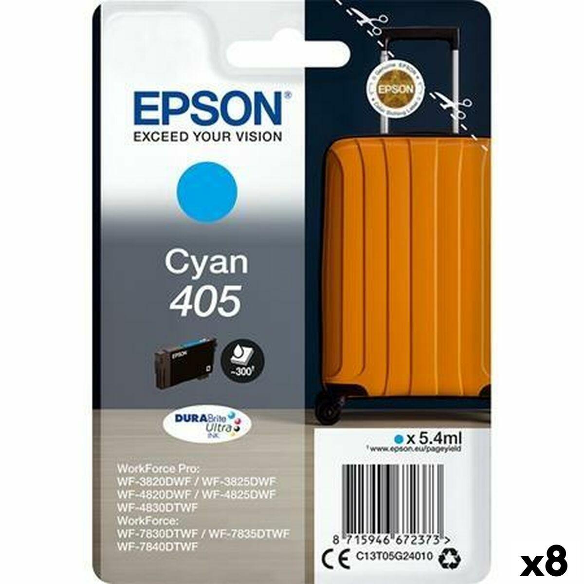 Original blækpatron Epson Nº 405 Cyan (8 enheder)