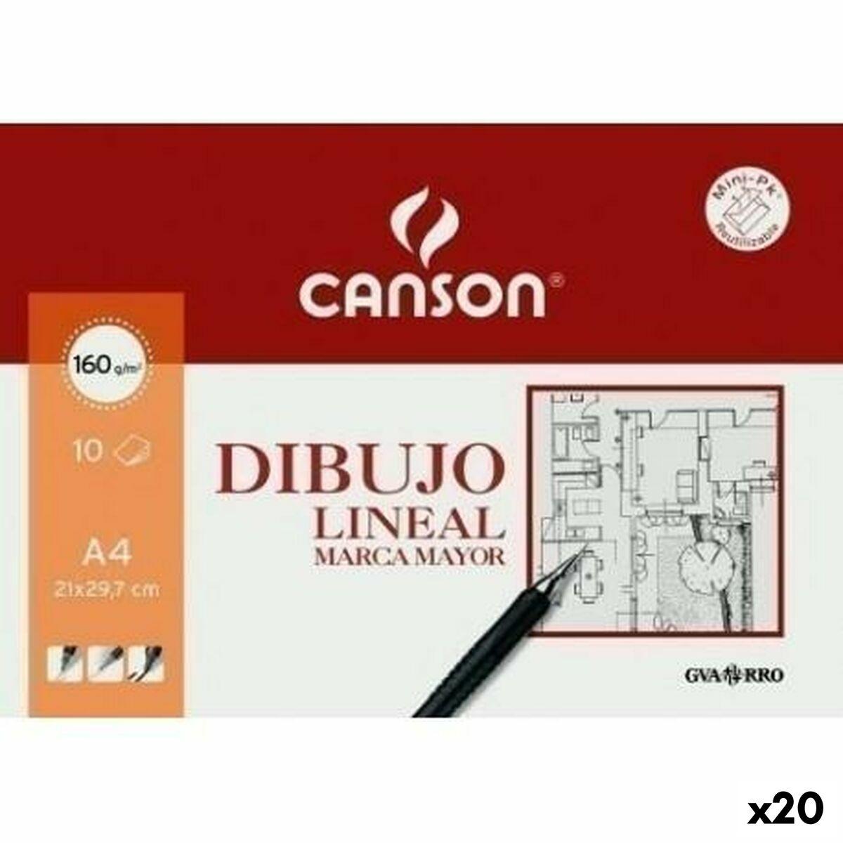Canson tegneblok A4 - 20 ark, 130 g/m² (20 enheder)